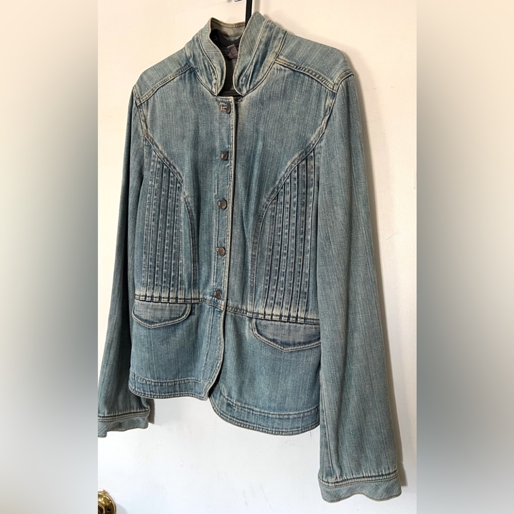 J.Jill Jean Jacket Vintage Military Look